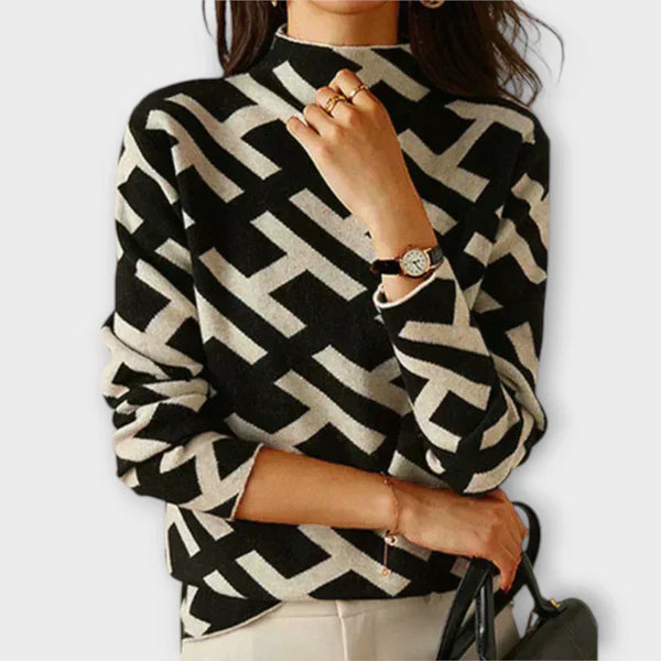 Clara - Elegancki sweter z dzianiny