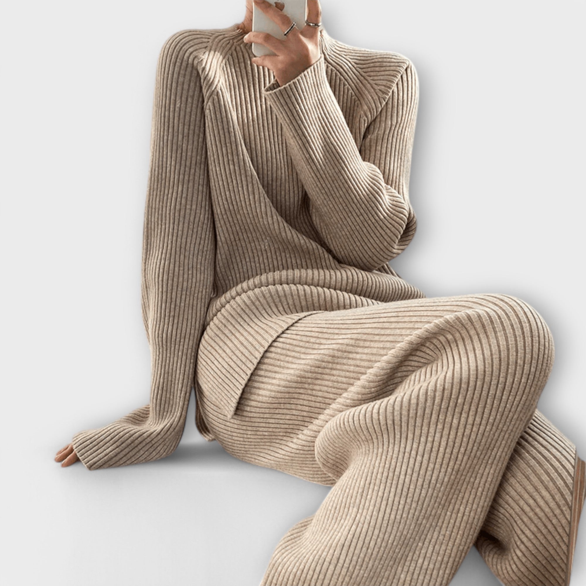 2-częściowy zestaw Cosy Rib Knit