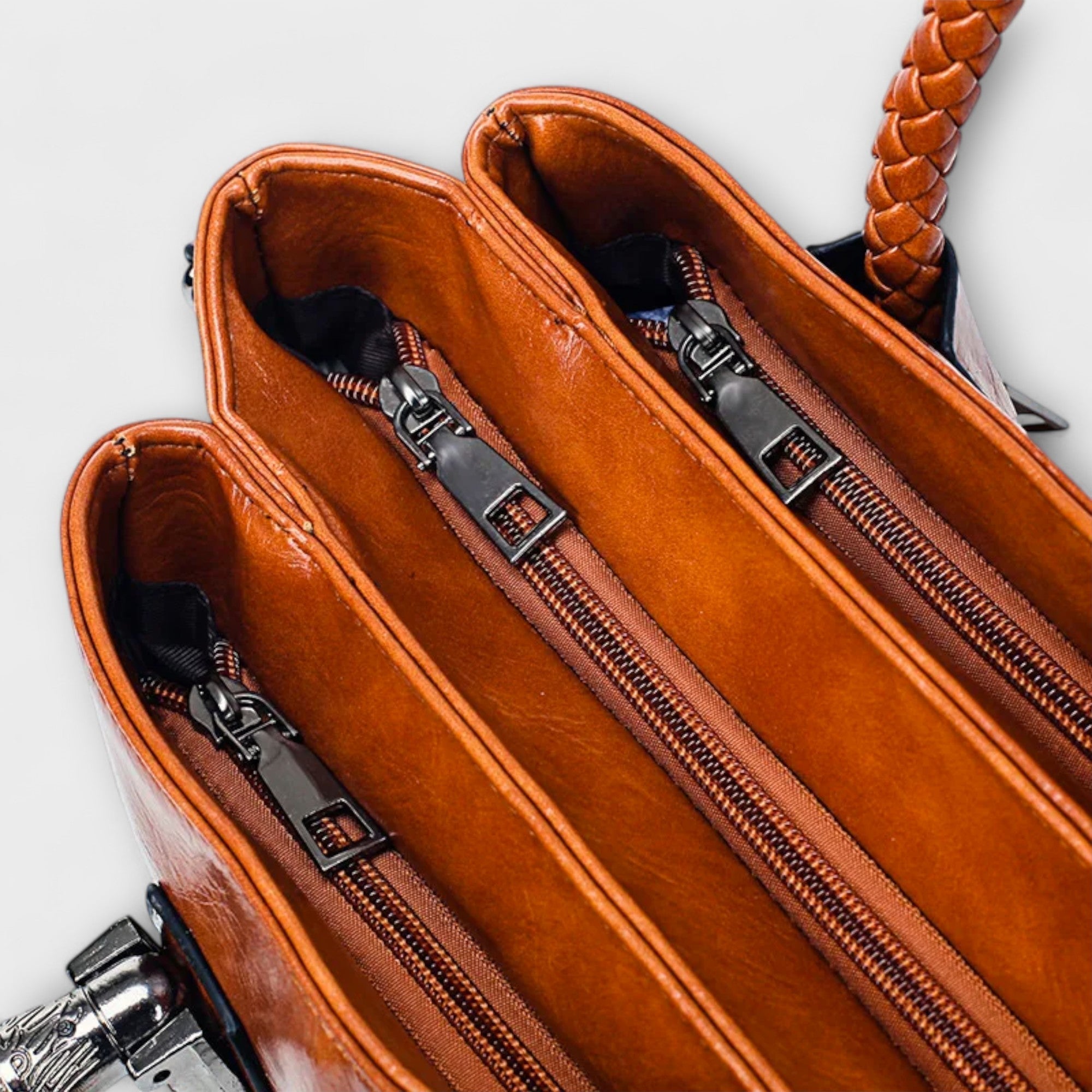 Elegancka skórzana torba Duffel