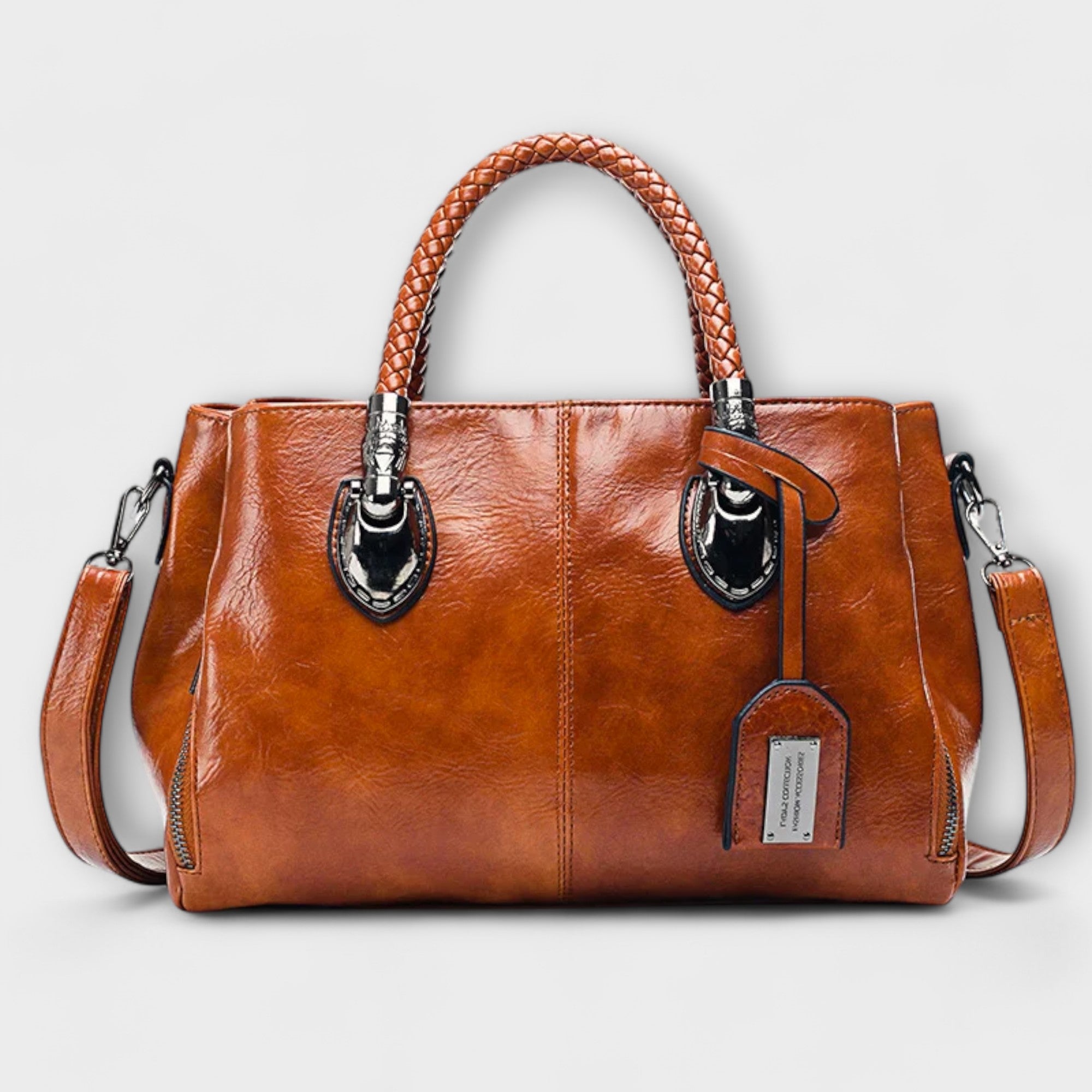 Elegancka skórzana torba Duffel